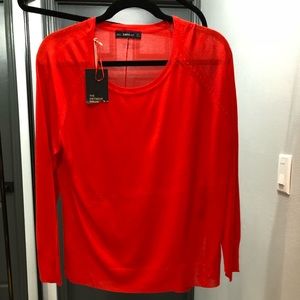 Knit long sleeve shirt